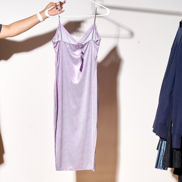 Holographic slip dress - Picture 2 of 2